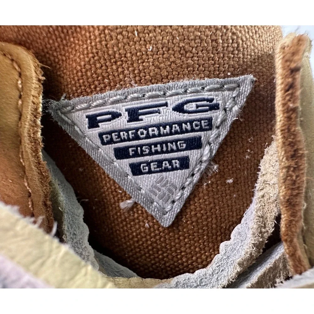 Columbia PFG Brown Boat Shoes Slip On Loafers Fishing Casual Comfort Mens Size 7